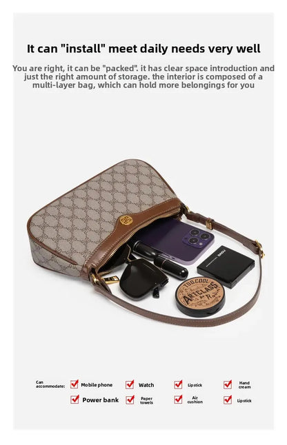 Trendy Floral Women’s Shoulder Bag – Small Square PVC Crossbody Bag for Commuting & Hip Hop Style