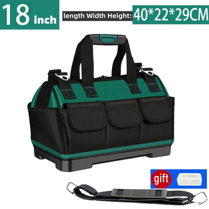 23-inch Large Capacity Waterproof Tool Bag – Thickened 1680D Oxford Electrician Storage