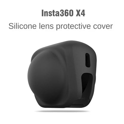 Lens Cap for Insta360 X4 – Silicone Anti-Dust & Anti-Scratch Protector Cover for Insta360 X4 Camera Accessories