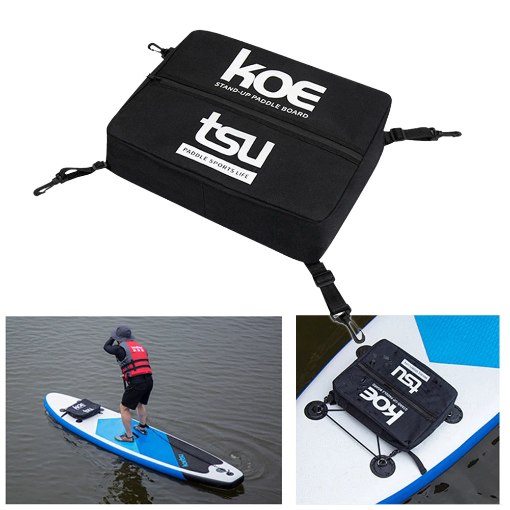 1-4PC Waterproof Paddle Board Deck Bag — Stand Up Paddle Board Storage for Kayak & Surf