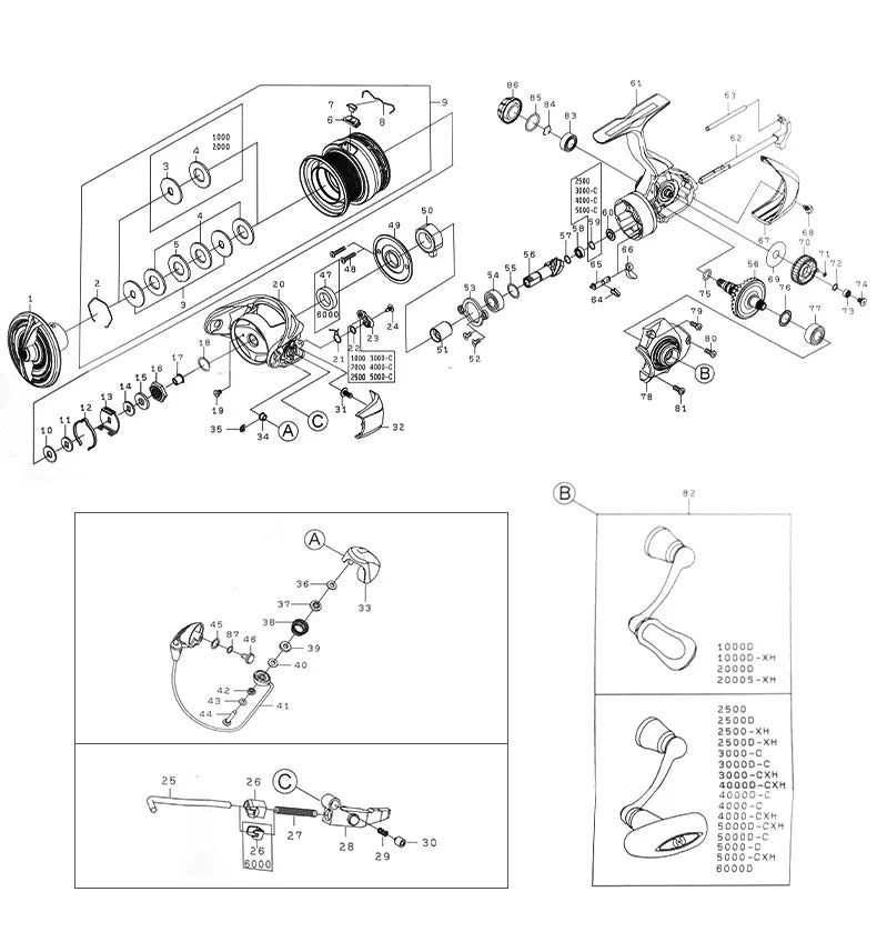2023 DAIWA EXCELER LT Spinning Fishing Reel 5+1BB Drag 12kg Baitcasting Saltwater & Freshwater Reel