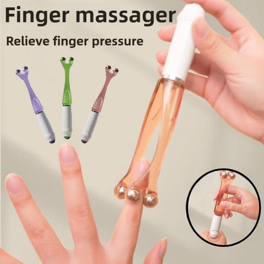 Finger Joint Acupoint Massager Roller – Handheld Tool for Arthritis, Finger Fatigue & Acupuncture Massage