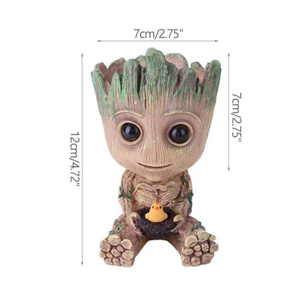 Groot Planter Flower Pot for Indoor Plants – Anime Figurine Ornament & Home Decor Gift