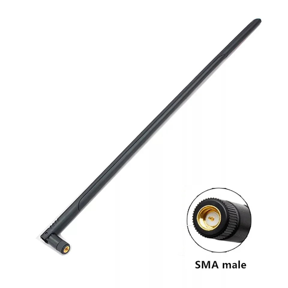 2.4G 5.8G WiFi Antenna – 12dBi High Gain RP SMA Male Omni Foldable Aerial for Router & Network Booster