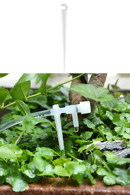 Garden Drip Irrigation Kit — Water-Saving Micro Dripper System with Regulating Valve and 4/7mm Hose for Potted Plants and Greenhouse