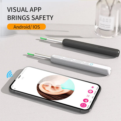 2025 Wireless Smart Earpick – HD Camera Ear Wax Cleaner with 6 LED Lights for iOS & Android