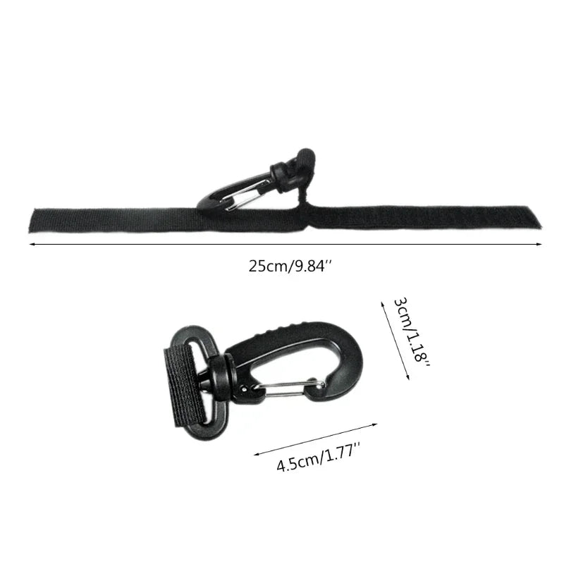 2-Pack Kayak Paddle Holder Webbing Clips – SUP Board & Inflatable Boat Accessories