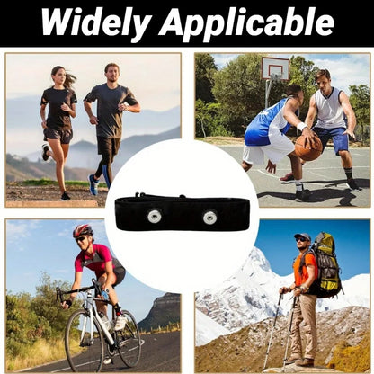 Heart Rate Monitor Replacement Strap – Compatible with Polar, Wahoo, Garmin & Coospo Chest Bands