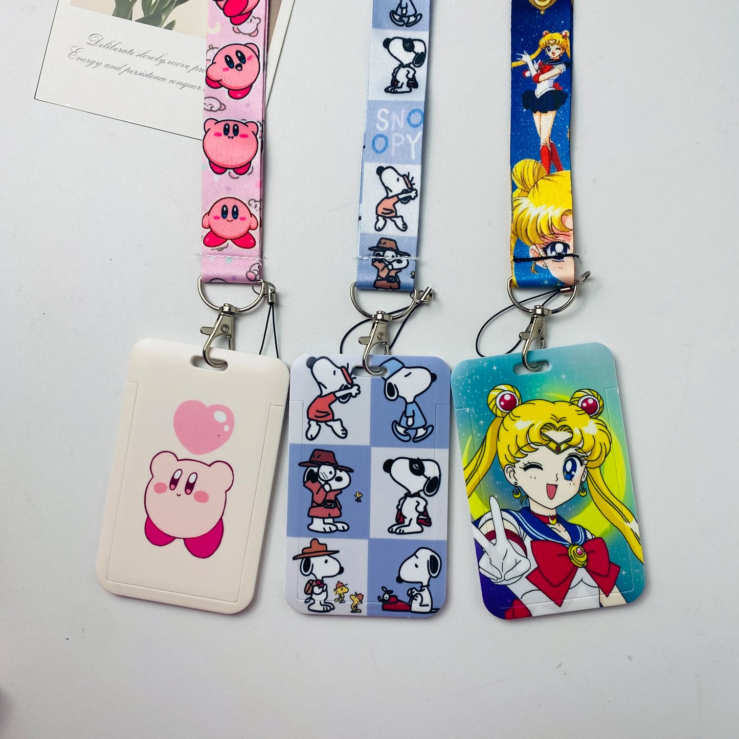Anime Cartoon Credential Holder Lanyard – Key, Card & Badge Neck Strap Accessory Gift