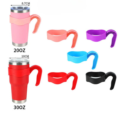Non-Slip Handle Holder for 20oz & 30oz Tumblers — Travel-Friendly Coffee & Water Cup Accessory