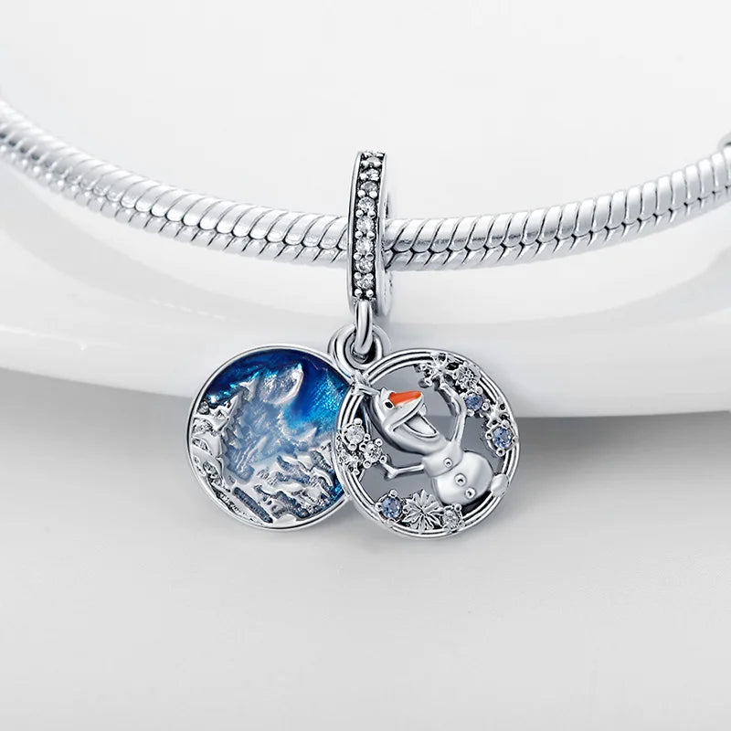 Fall New 925 Silver Plated MINISO Marvel Star Wars Rescuers Pendant Charm – Fits Original Pandora Bracelet, DIY Jewelry for Women