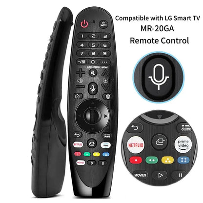 Voice Magic Remote AKB75855501 – Replacement for LG Smart TV (2018-2020), with Pointer Function, Compatible with AN-MR20GA, MR19BA, MR18BA