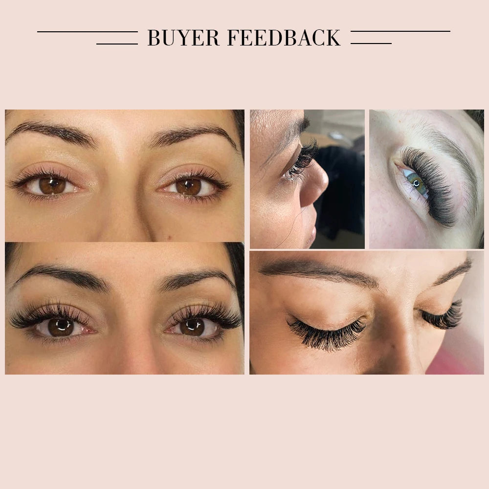 TBestt 5D/6D/8D/10D Premade Volume Lash Fans – Soft Silk Eyelash Extensions