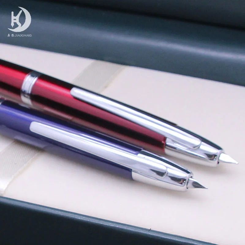 JINHAO Metal Fountain Pen – 10 Brand New Retractable Fine Nibs with Ink Converter