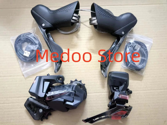 WHEELTOP EDS TX Road Bike Electronic Groupset – Wireless Carbon, Rim Brake, 7–14 Speed with Front & Rear Derailleur