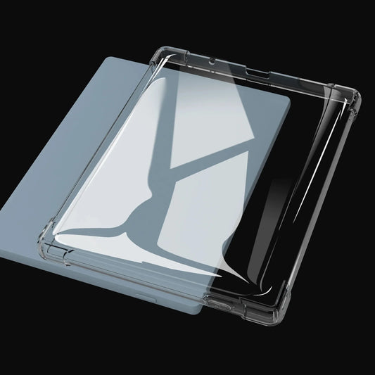 Clear TPU Back Cover Case for Funda Onyx Book Go 6" – Shockproof with 4 Airbags, Compatible with Boox Poke 5, 5S, 4S, 4 Lite, 3 & 2 (2 Colors)