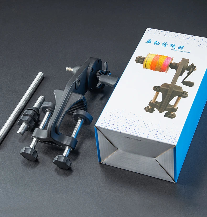 LINNHUE Lightweight Fishing Line Winder Spooler – Antirust Sturdy Tool for Spinning & Baitcasting Reels, Fishing Accessories