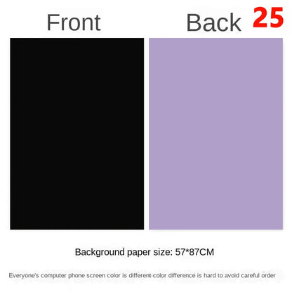 Photography Backdrops 57x87cm – Double-Sided Solid Color Photo Background for Studio, Newborn & Product Photography