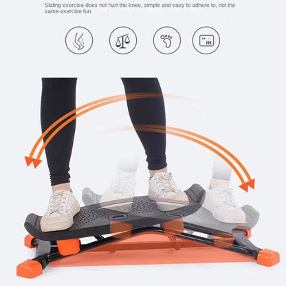 Indoor Ski Machine – Swinging Slide Trainer for Leg Toning & Slimming, Ski Simulation Stepper Equipment