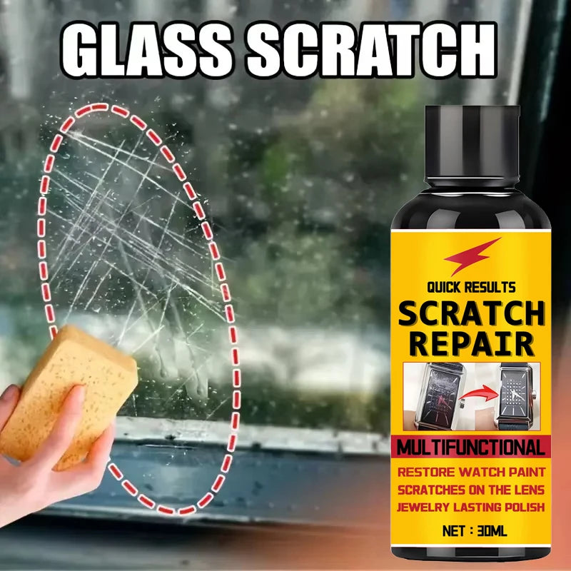 Glass Scratch Repair Paste – Polishing Paste for Windshields, Bathroom Glass, and Windows