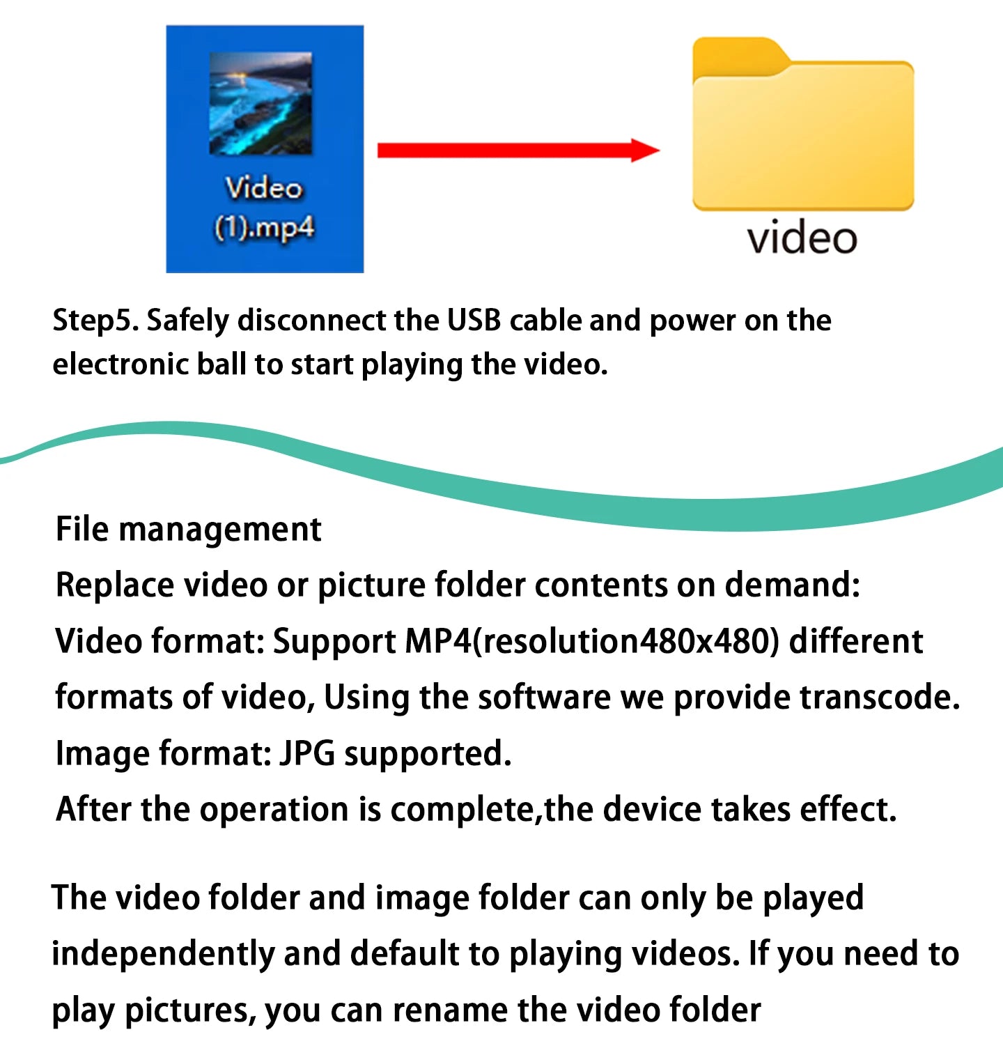 Customizable Video Glass Ball Lamp — DIY Spherical Pixel Display with Detachable Video & Sound Game Screen