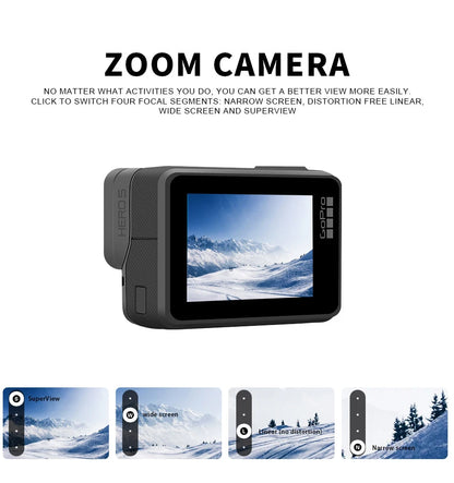 GoPro HERO5 Black 4K Ultra HD Sports Camera – 1080P Video, Anti-Shake, Cycling Helmet Action Cam, Optional Memory Card