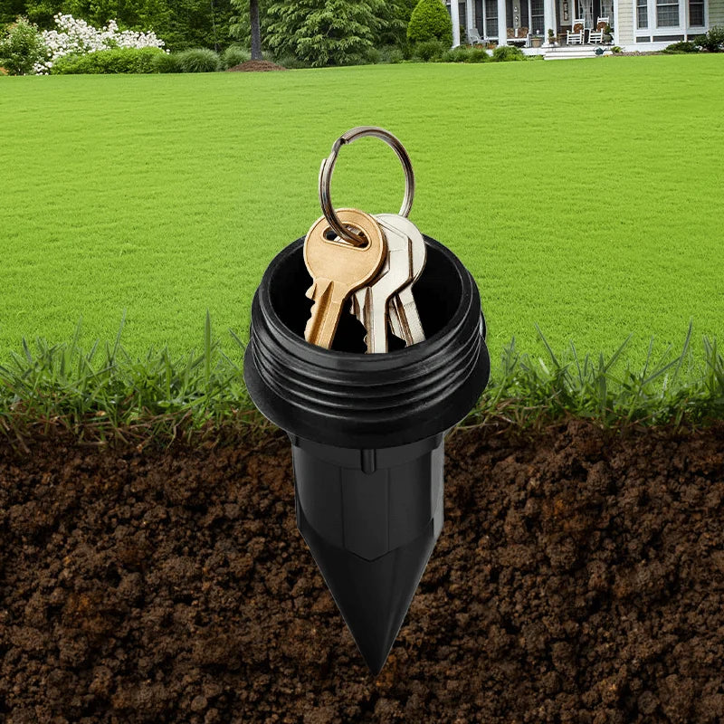 Garden Key Hider – Realistic Underground Watering Can Key Safe, Durable Plastic Outdoor Security, No Battery Needed