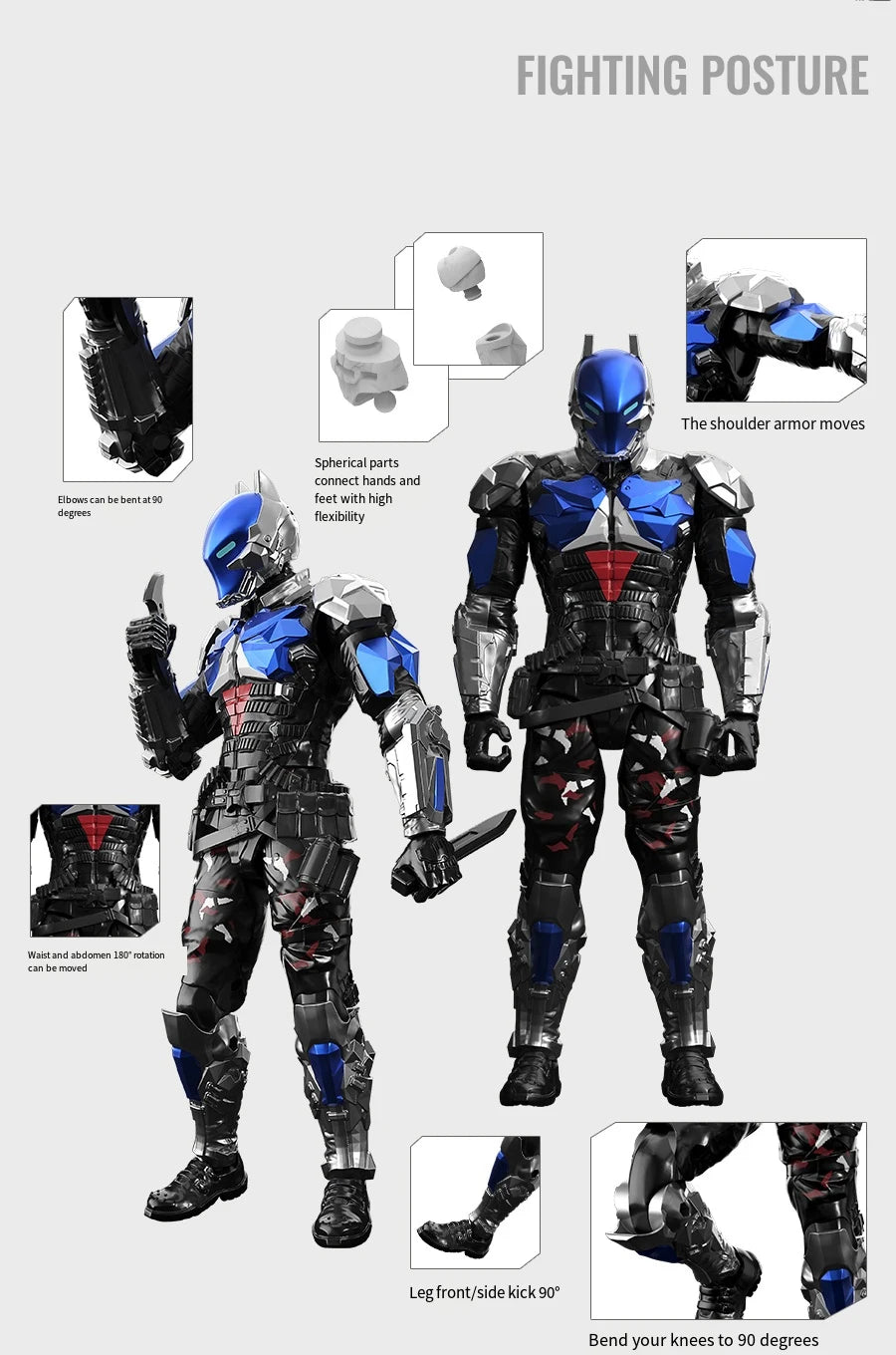 F5 Batman Arkham Knight Action Figures – 7 Styles, 10cm Blind Box Model Collectibles for Boys