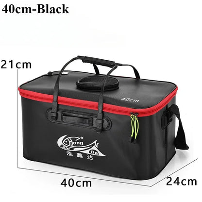 Folding EVA Live Fish Bucket – Thickened Portable Water Tank for Outdoor Fishing and Accessories