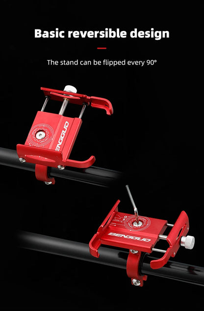 iBudim 360° Bike Phone Holder — Adjustable Handlebar Stand for 4.7–7.0" Smartphones & Motorcycles