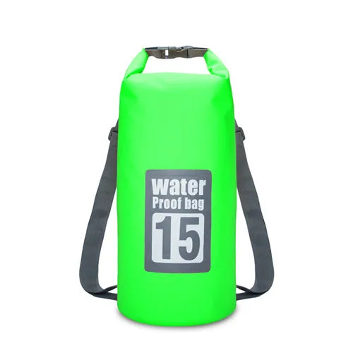 Outdoor PVC Waterproof Dry Bag – 5L/10L/15L/20L/30L Storage Sack for Canoe, Kayak, Rafting, Swimming & Travel