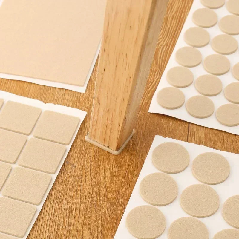 Self-Adhesive Felt Chair Leg Pads – Non-Slip Furniture Protectors for Hardwood Floors, Anti-Scratch Table & Chair Bottom Covers