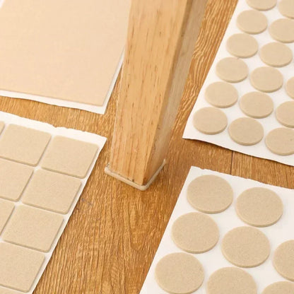Self-Adhesive Felt Chair Leg Pads – Non-Slip Furniture Protectors for Hardwood Floors, Anti-Scratch Table & Chair Bottom Covers