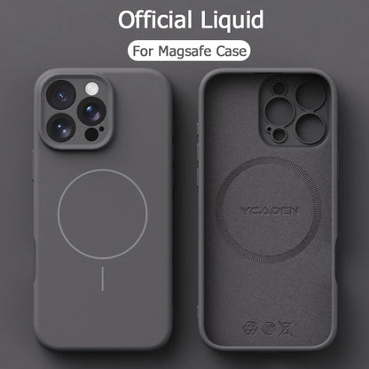 Original Liquid Soft Silicone MagSafe Case — Magnetic Wireless Charging Cover for iPhone 11–16 Pro/Max/Plus