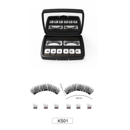 3D Magnetic Eyelashes – Soft, Reusable False Mink Lashes for Easy Wear & Beauty Makeup