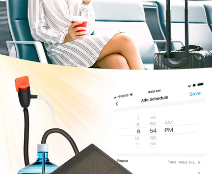 Tuya WiFi Solar Smart Drip Irrigation System — Remote Control Watering Kit for Garden & Balcony Plants