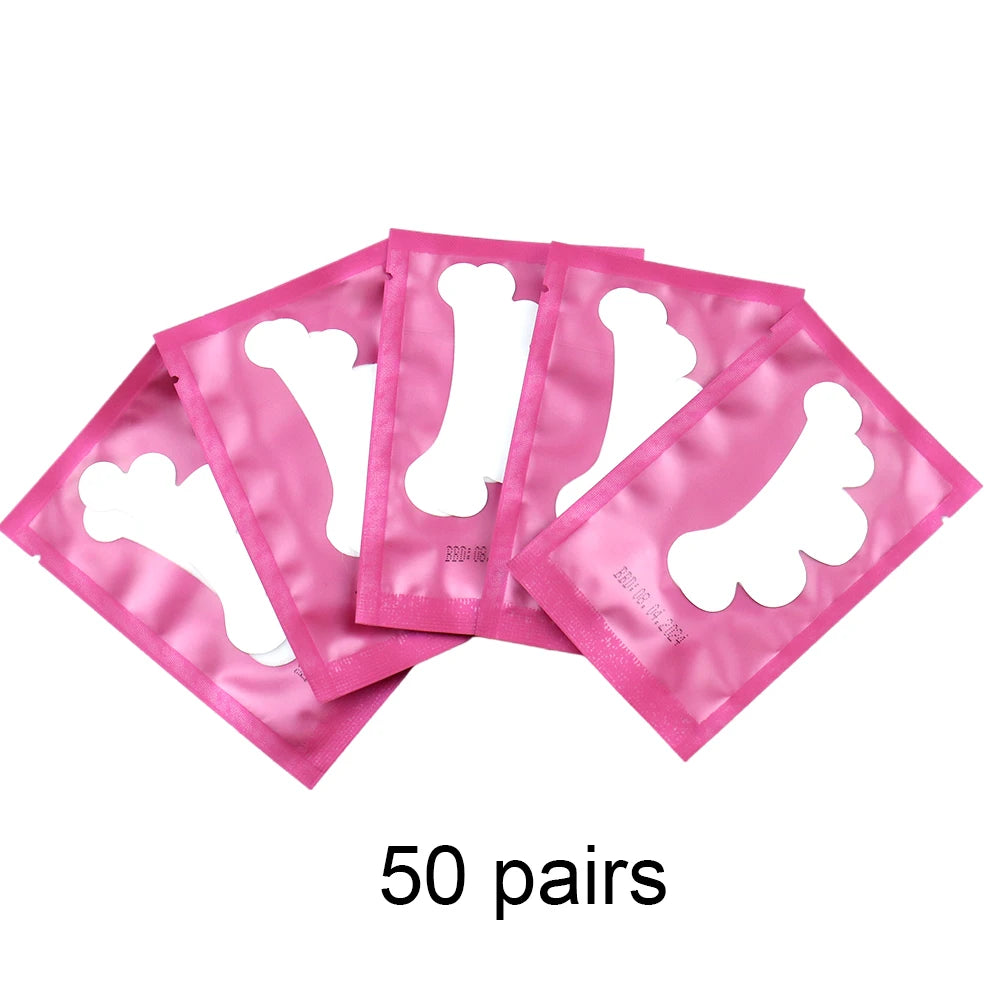 20/50 Pairs Hydrogel Lash Extension Patches | Under Eye Stickers for Grafting & Makeup | Eyelash Extension Tools