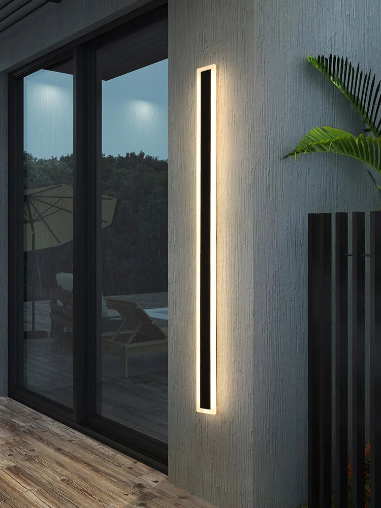 Outdoor Wall Lamp – IP65 Waterproof LED Long Corridor & Staircase Light, Balcony, Villa & Garden Entrance Lighting