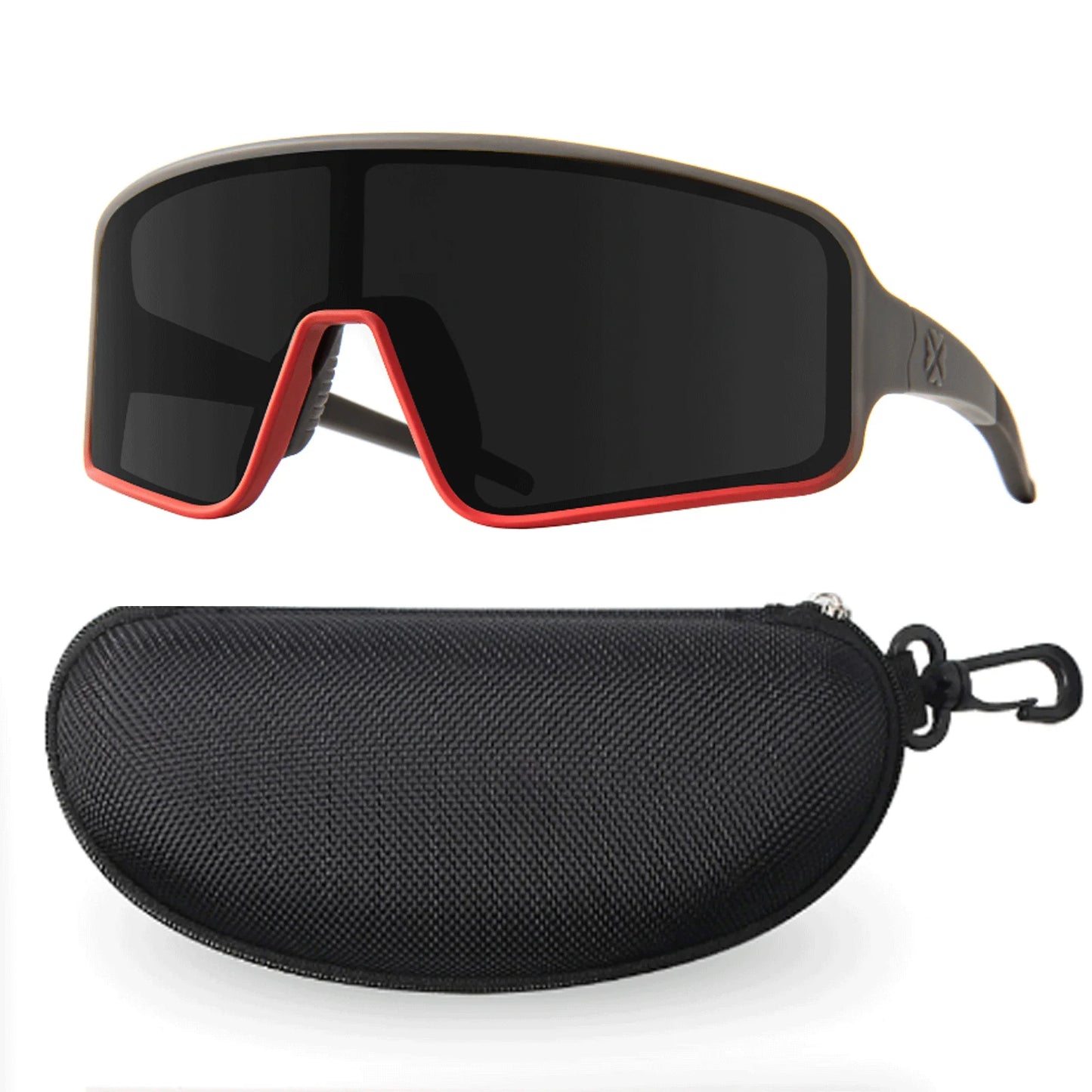 JULI Polarized Classic Sports Sunglasses - Ultralight Rimless Rectangle Frame for Men, Fishing & Driving, UV400 Protection (MJ8009)