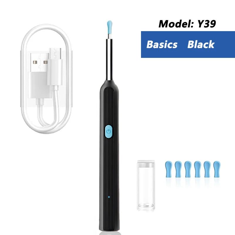 Visual Ear Wax Cleaner with Camera – Safe Luminous Otoscope Endoscope for Ear Cleaning & Ear Care