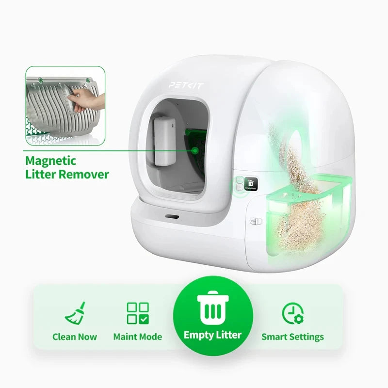 Original PETKIT Magnetic Cat Litter Remover Set – Accessory for PURAMAX 2 & PUROBOT MAX PRO Smart Cat Toilets