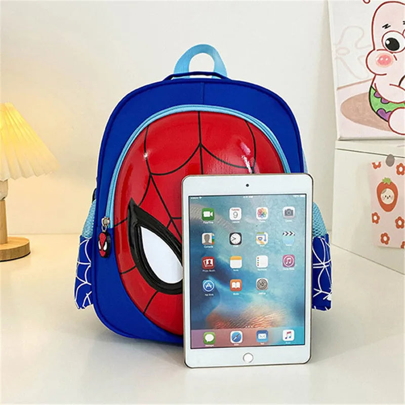 Marvel Spider-Man Children's Shoulder Bag - 3D Cartoon School Backpack for Kids - Travel Bag and Gift for Kindergarten