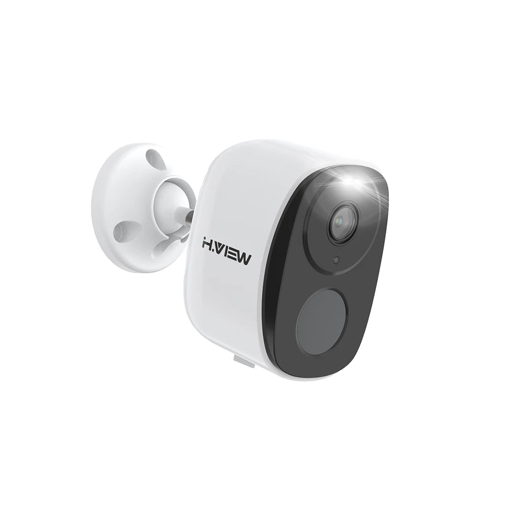 H.VIEW PIR Battery-Powered Wireless Outdoor Camera – 2K 3MP WiFi Security with Spotlight, Siren, 2-Way Audio & Waterproof