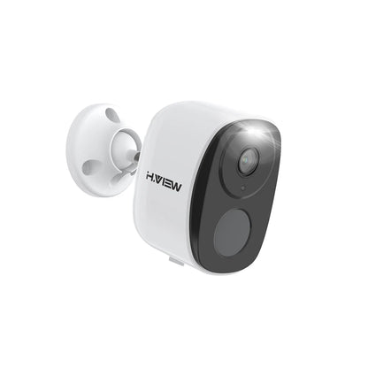 H.VIEW PIR Battery-Powered Wireless Outdoor Camera – 2K 3MP WiFi Security with Spotlight, Siren, 2-Way Audio & Waterproof
