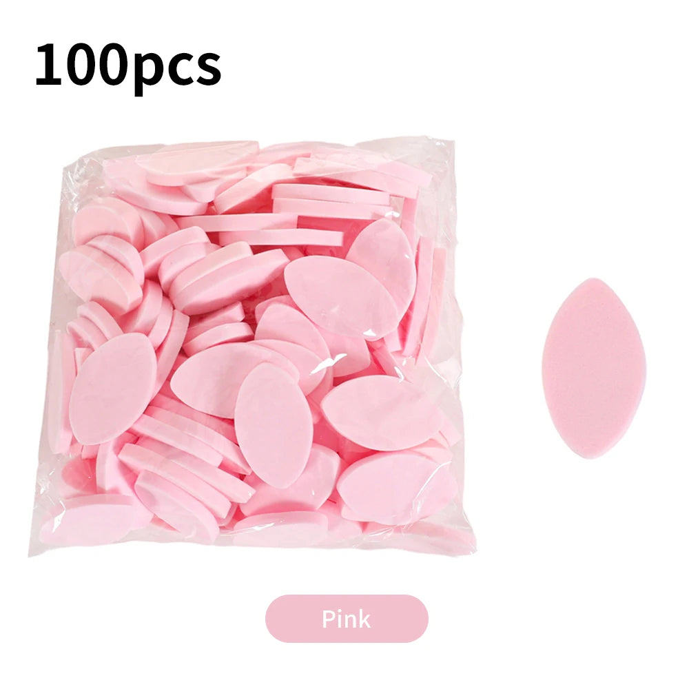 100pcs Soft Sponge Eyelash Pads – Reusable Lash Lifting & Eyelash Extension Practice Supplies