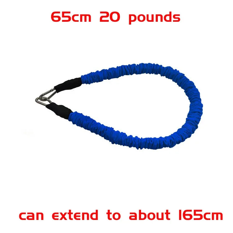 Thickened Latex Resistance Bands — 30/42/65/80cm Pull Rope for Gym, Fitness Training & Taekwondo (Customizable)