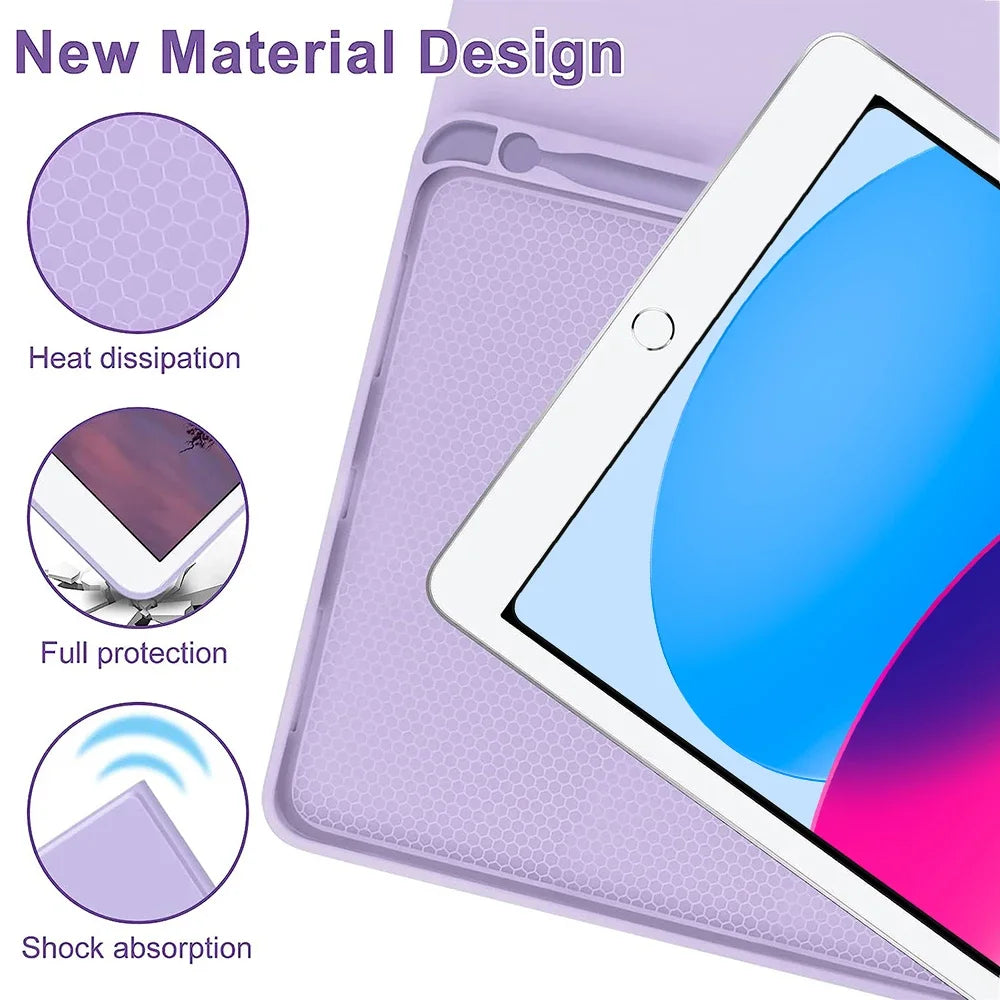 iPad 10th Generation 2022 Case – 10.9 Inch with Detachable Wireless Bluetooth Keyboard & Tablet Cover