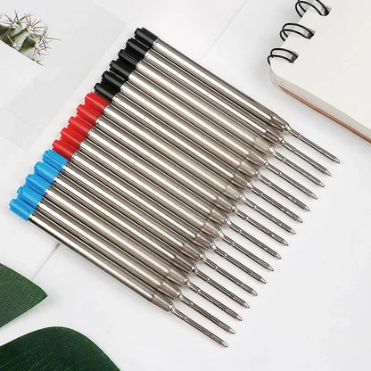 Ballpoint Pen Refills for Parker Pens | Medium Point | Blue, Red, Black Ink Rods | Writing Office Stationery - Available in 5/10/20pcs