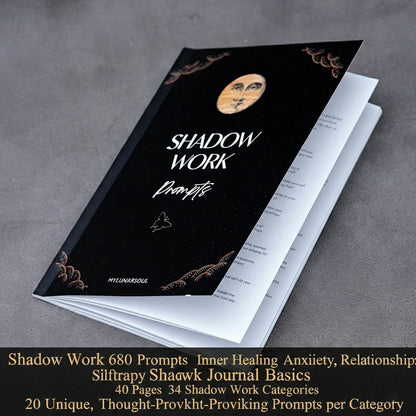 77-Page Witchcraft Grimoire Book of Shadows – Moon Phases, Herbal Lore & Spells Gothic Dark Academia Witch Journal Kit