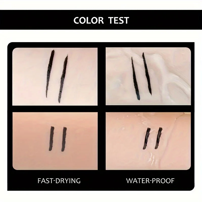 Quick-Dry Waterproof Eyeliner Pen – Long-Lasting Matte Eye Liner, Smudge-Proof Makeup